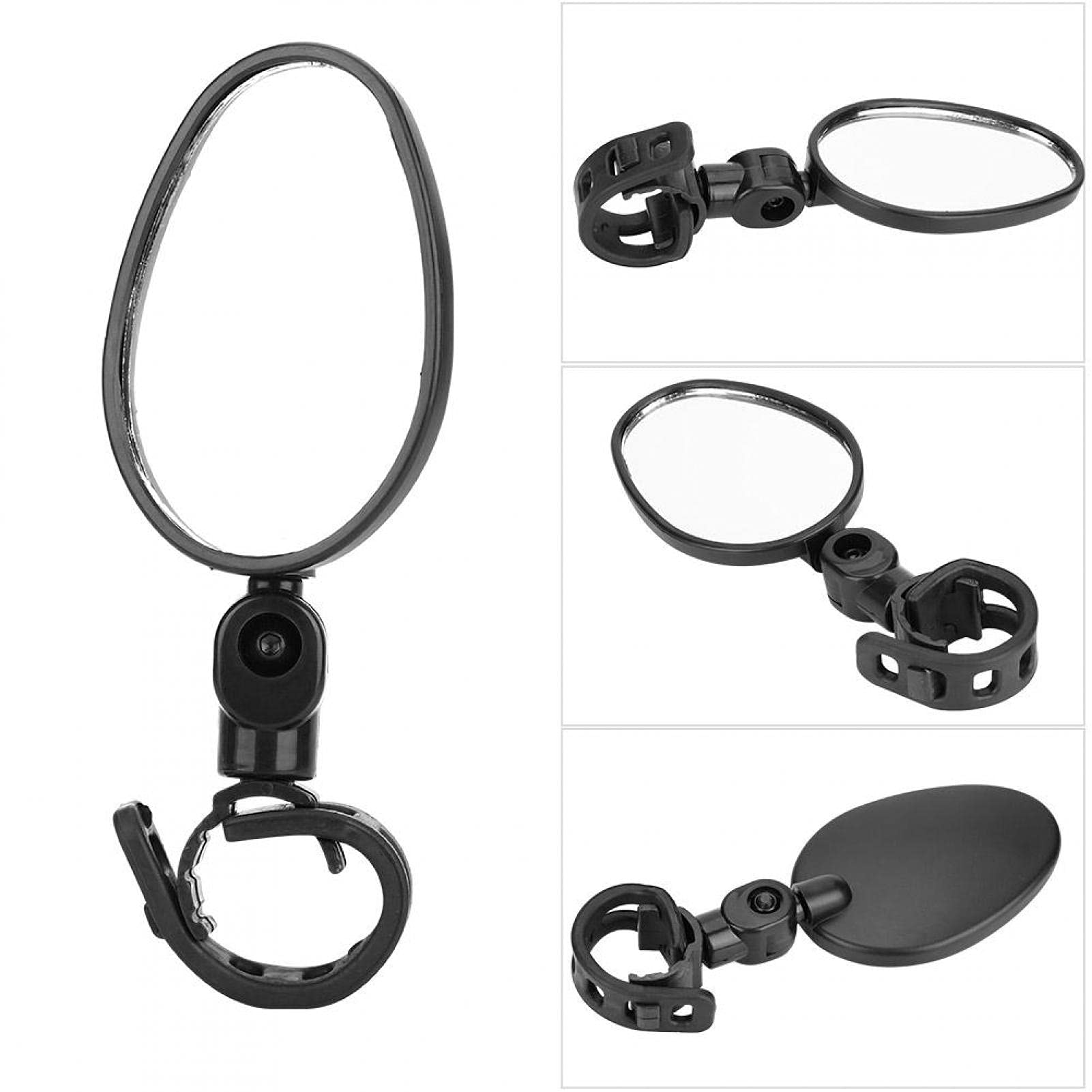 360° Rotatable Bike Mirror - Adjustable Handlebar Rearview Mirror for Road Bikes, Mountain Bikes & Motorcycles | Enhanced Safety for Cycling, Commuting & Outdoor Adventures