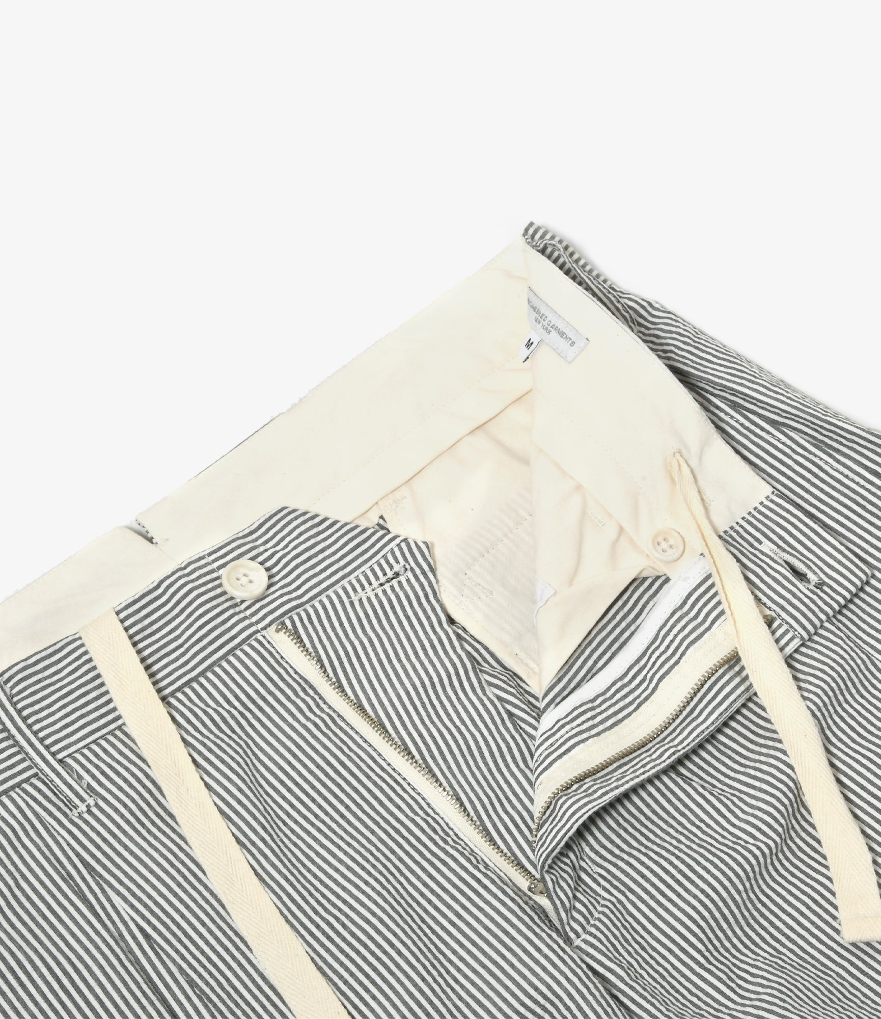Andover Pant - Navy Stripe Cotton Seersucker Men's Casual Trousers for Summer & Business Casual Outfits | Lightweight Breathable Office Wear & Travel Pants
