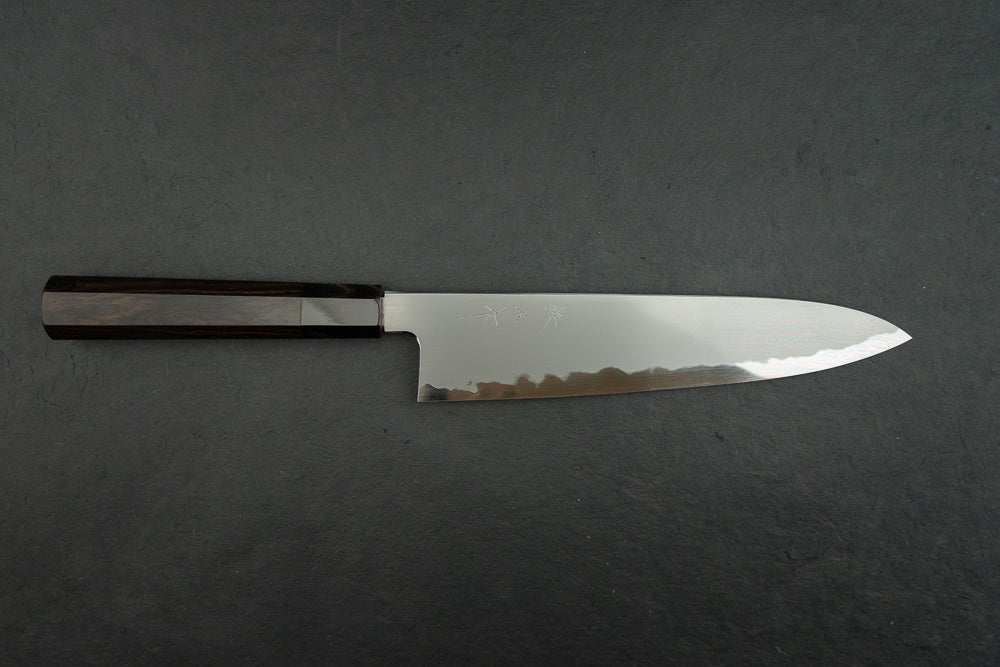 Premium Tetsujin Hamono Aogami Super Steel Kasumi Gyuto Chef Knife 240mm - Japanese Kitchen Knife for Professional Chefs & Home Cooking Enthusiasts