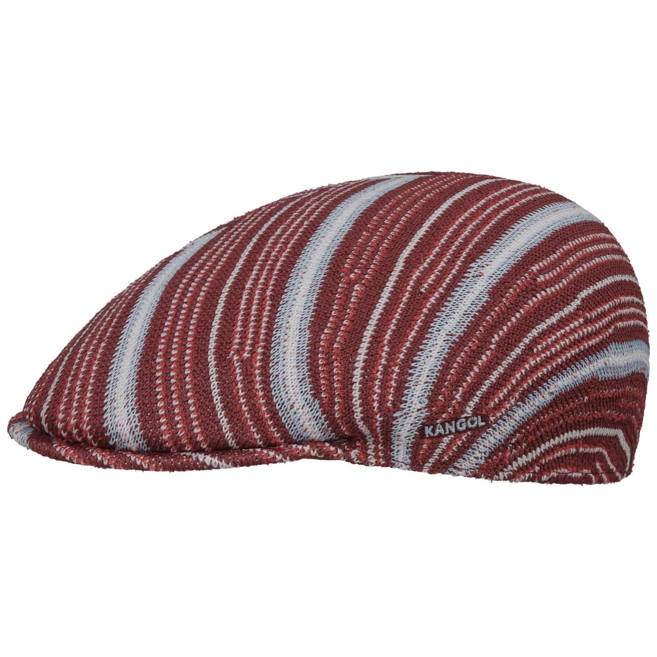 Kangol Diagonal Stripes Flat Cap - Stylish Men's & Women's Fashion Hat for Casual Wear, Outdoor Activities & Vintage Looks