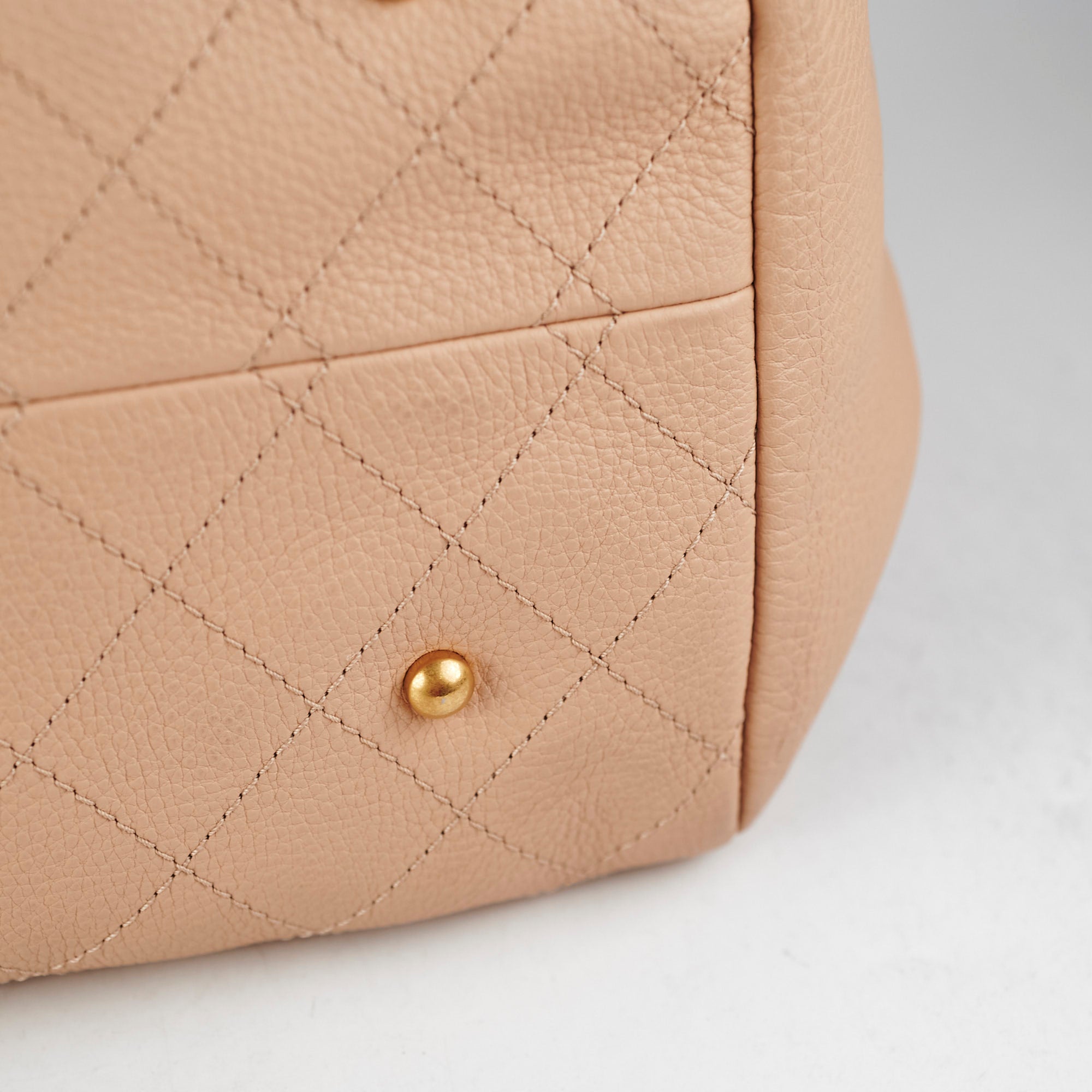 Chanel Beige Leather Tote Bag for Women - Luxury Designer Handbag for Work, Travel & Everyday Use