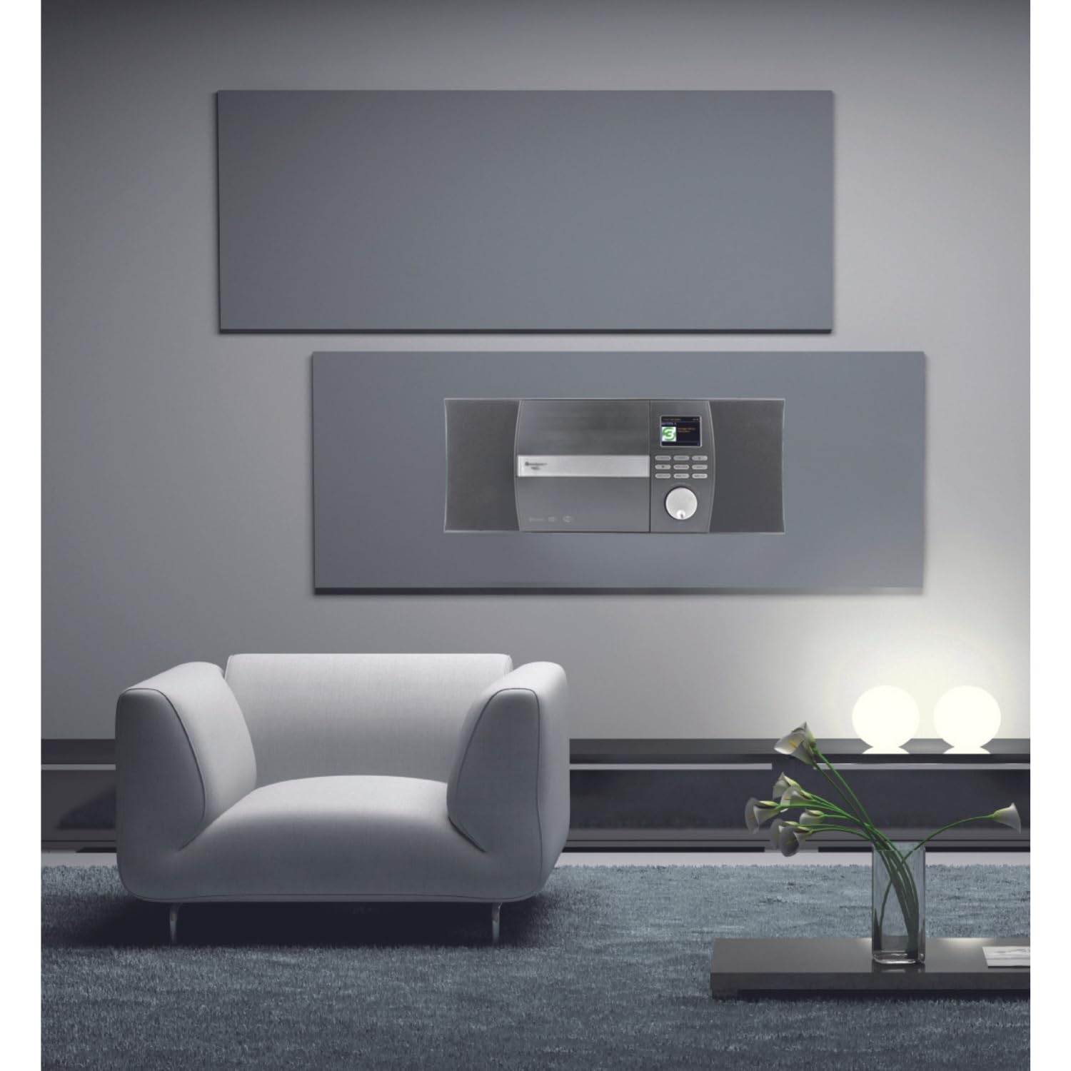 Soundmaster ICD1010AN Stereo Music Center with Internet Radio, WLAN, DAB+, Bluetooth & UNDOK App Control - Perfect for Home Entertainment & Multi-Room Audio