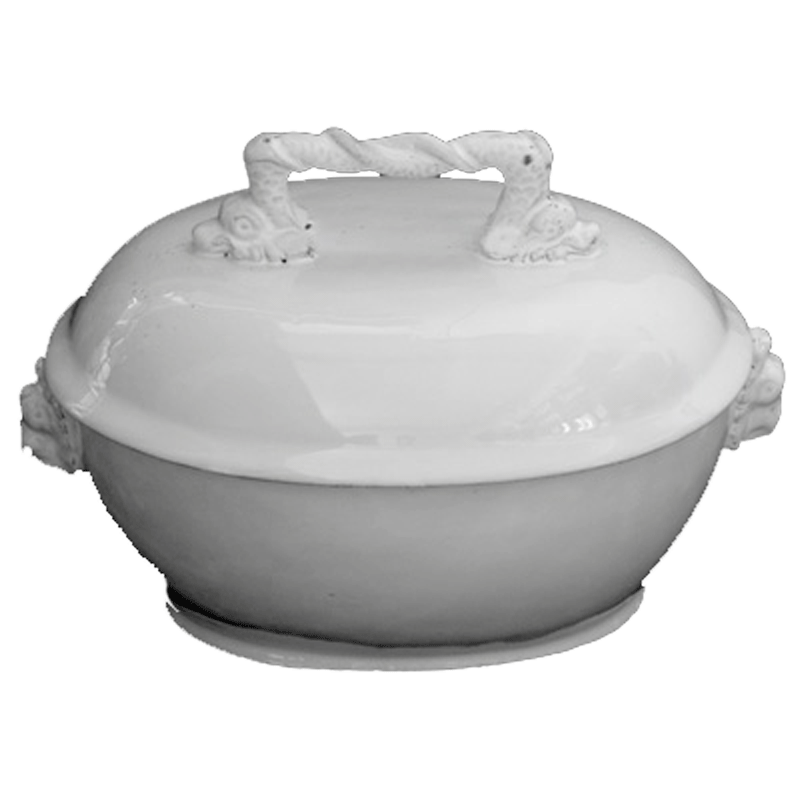 Premium Dragon Tureen with Lid & Handle - Elegant Ceramic Soup Bowl for Asian Cuisine, Ramen & Pho - Perfect for Dinner Parties, Holiday Gifting & Home Decor