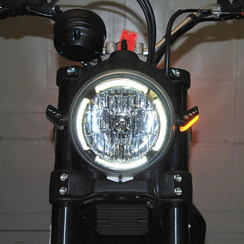 Ducati Scrambler Front Turn Signals LED Lights - Compatible with 2015-2022 Models - High Visibility Motorcycle Indicators for Day & Night Riding