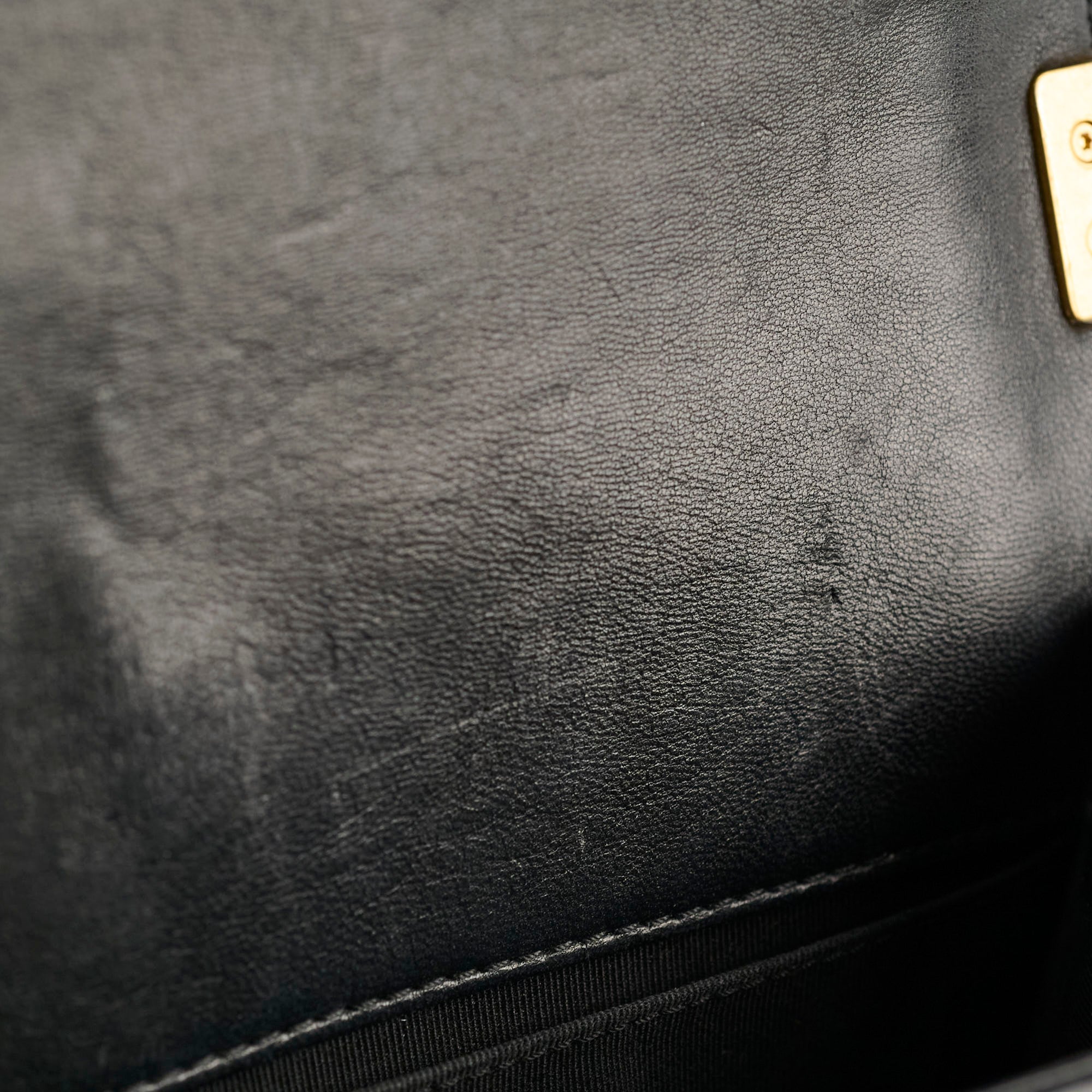 Chanel Old Medium Boy Bag in Black Lambskin Leather - Luxury Handbag for Women, Perfect for Evening Events & Daily Use