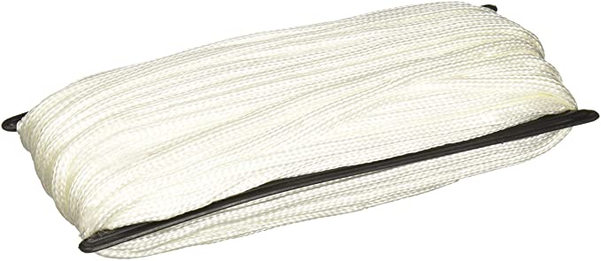 100' Braided Nylon Rope - Heavy Duty & Durable for Camping, Hiking, Survival Gear & DIY Projects | Outdoor Utility Cord for Tying, Crafting & More