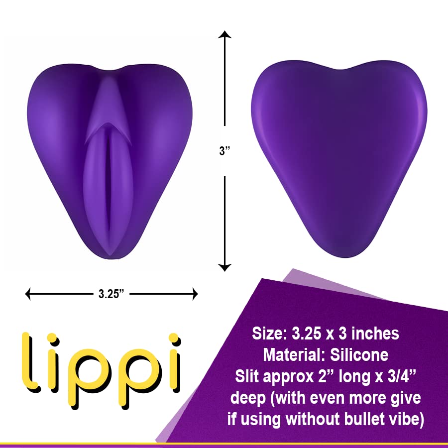 Premium Lippi by Bananapants - Silicone Grinder, Stroker & Dildo Base Cushion | Ultra-Soft Stimulation Toy for Clitoral & G-Spot Pleasure | Perfect for Solo Play, Couples & BDSM Scenes