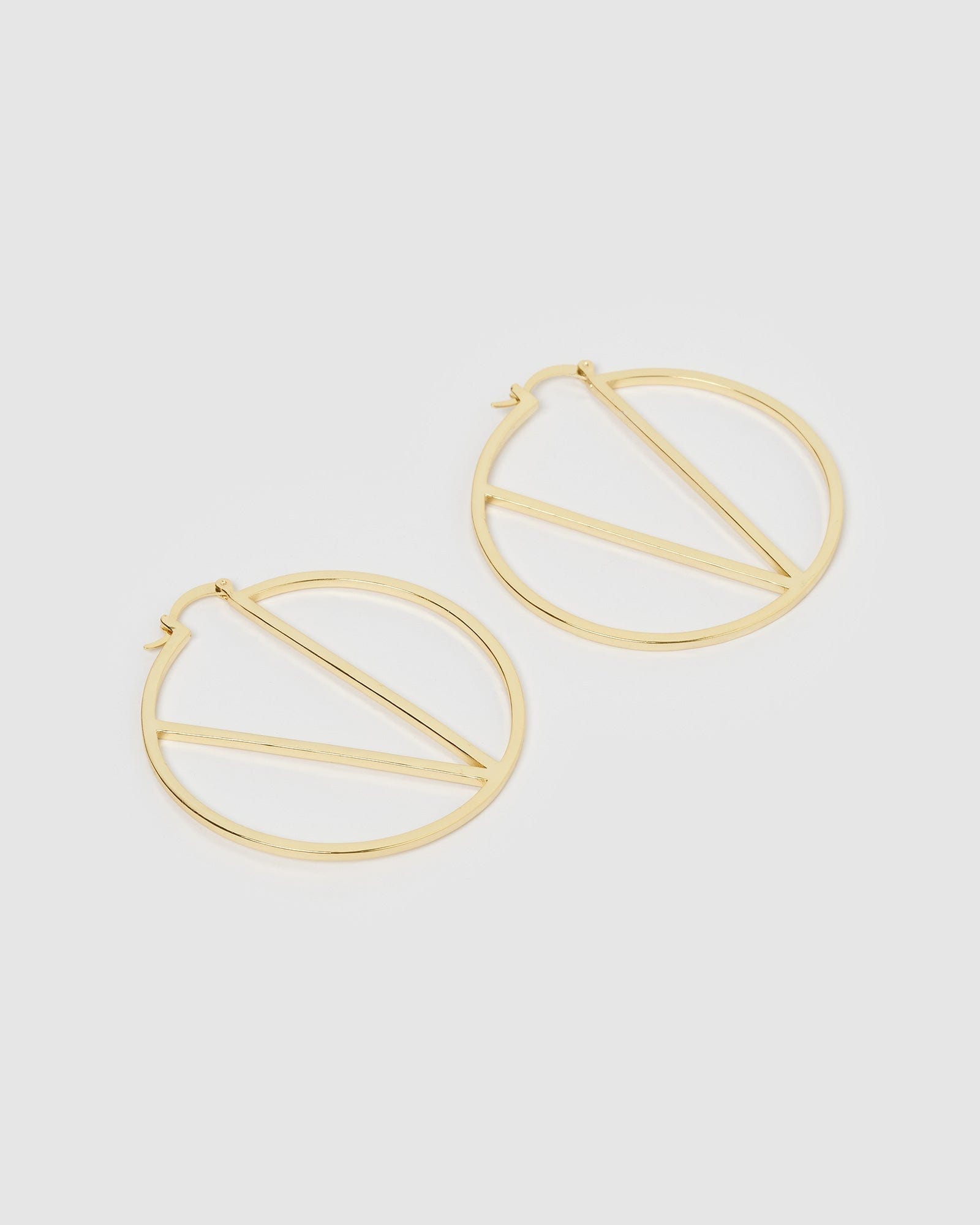 Izoa Alphabet Letter V Hoop Earrings - Sterling Silver Initial Jewelry for Women - Perfect for Gifts, Birthdays, and Everyday Fashion