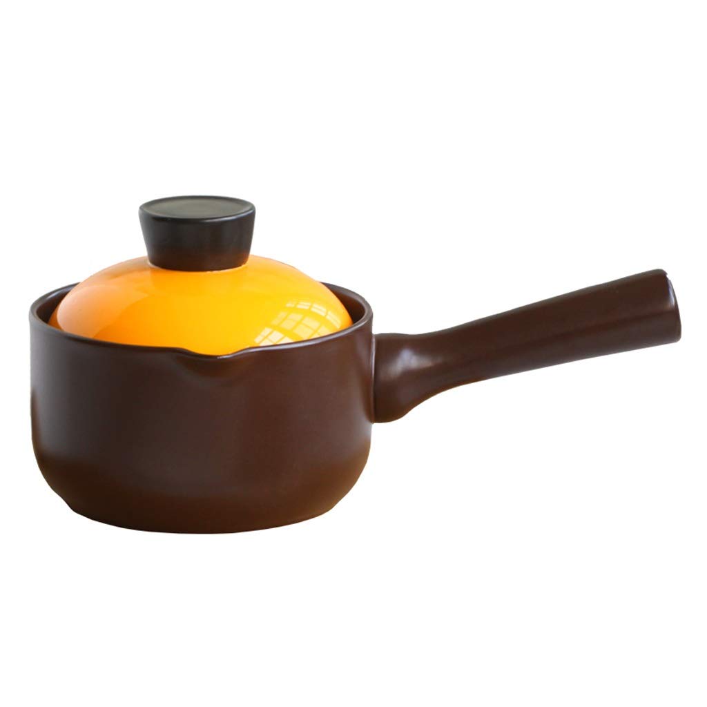 1L Ceramic Saucepan - Nonstick Milk Pot, Butter Warmer & Soup Pot for Kitchen, Stovetop Cooking - Perfect for Heating Milk, Melting Butter & Making Soups