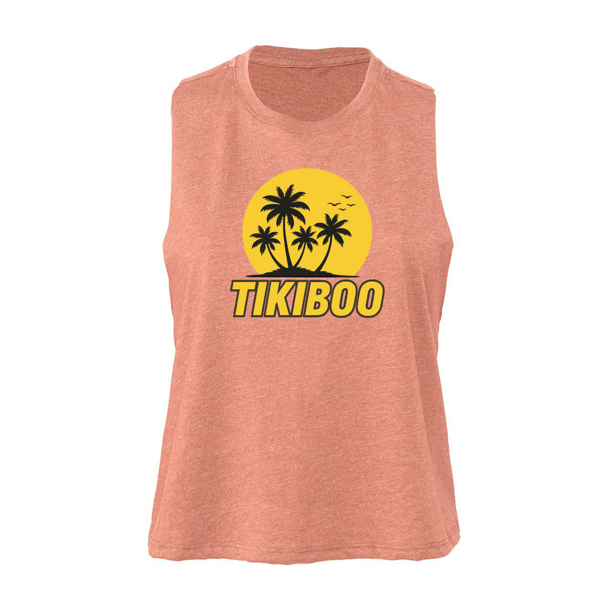 Palm Dreams Tank Top for Women - Summer Casual Sleeveless Blouse - Beach Vacation & Outdoor Activities