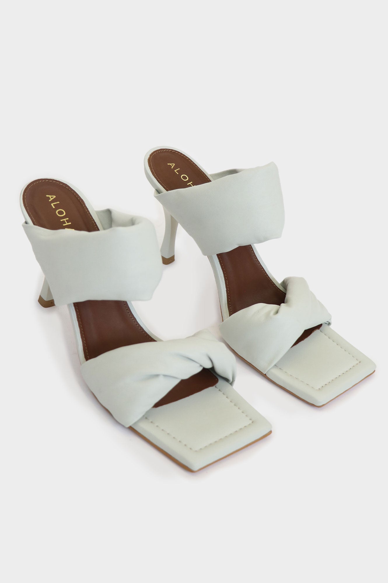 Comfortable Twist Strap Sandals for Women - Off White | Casual Summer Shoes for Beach, Walking & Outdoor Activities