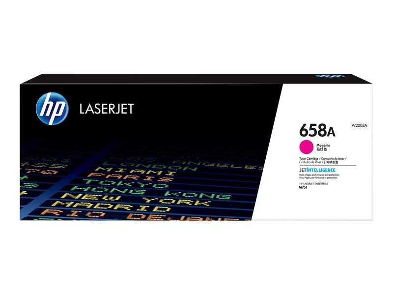 HP 658A Magenta LaserJet Toner Cartridge - Compatible with HP M751 Printer | High-Yield Replacement for Home & Office Printing Needs