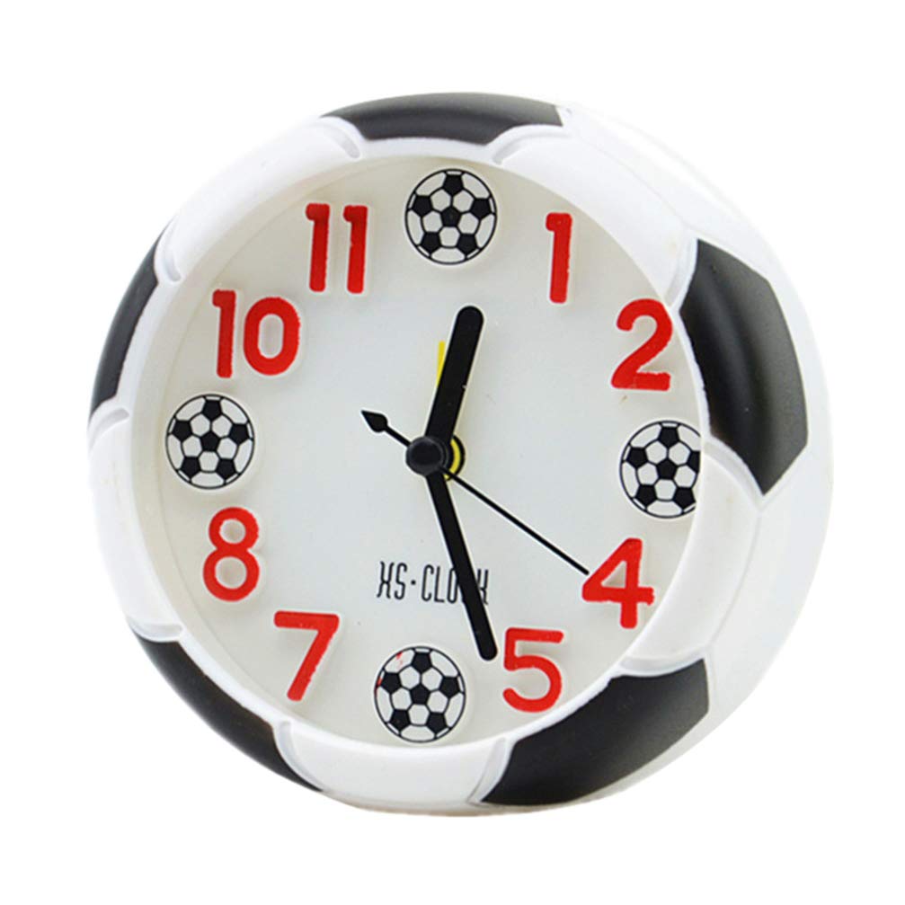 Vintage Football Soccer Alarm Clock - No Battery Needed, Desktop & Bedside Alarm Clock for Students, Kids, Children | Perfect for Home Decor, Dorm Room, and Gift Giving