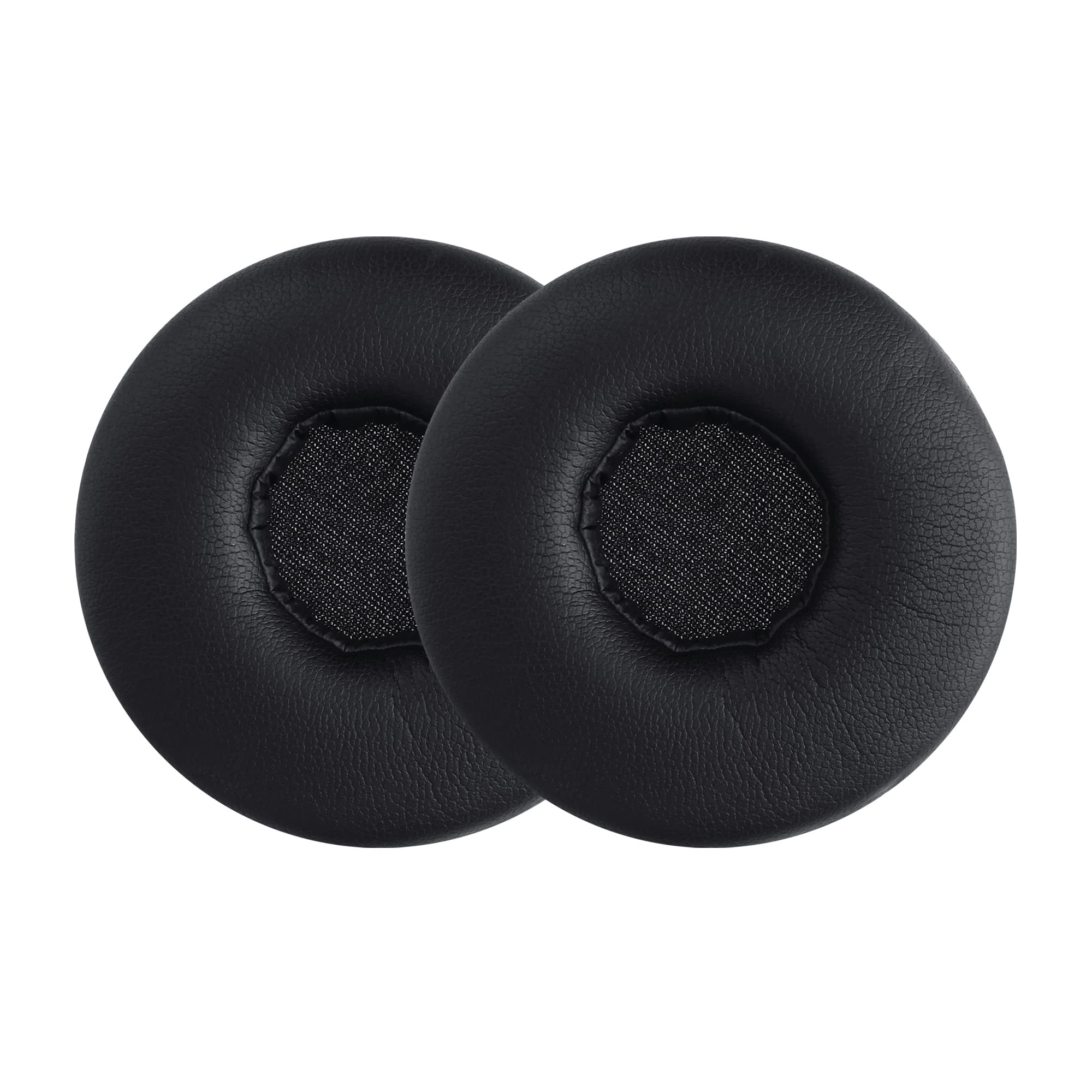 kwmobile Replacement Ear Pads for AKG N60NC Headphones - 2X Black Memory Foam Cushions - Noise Isolation & Comfort Upgrade for Travel, Office & Home Use