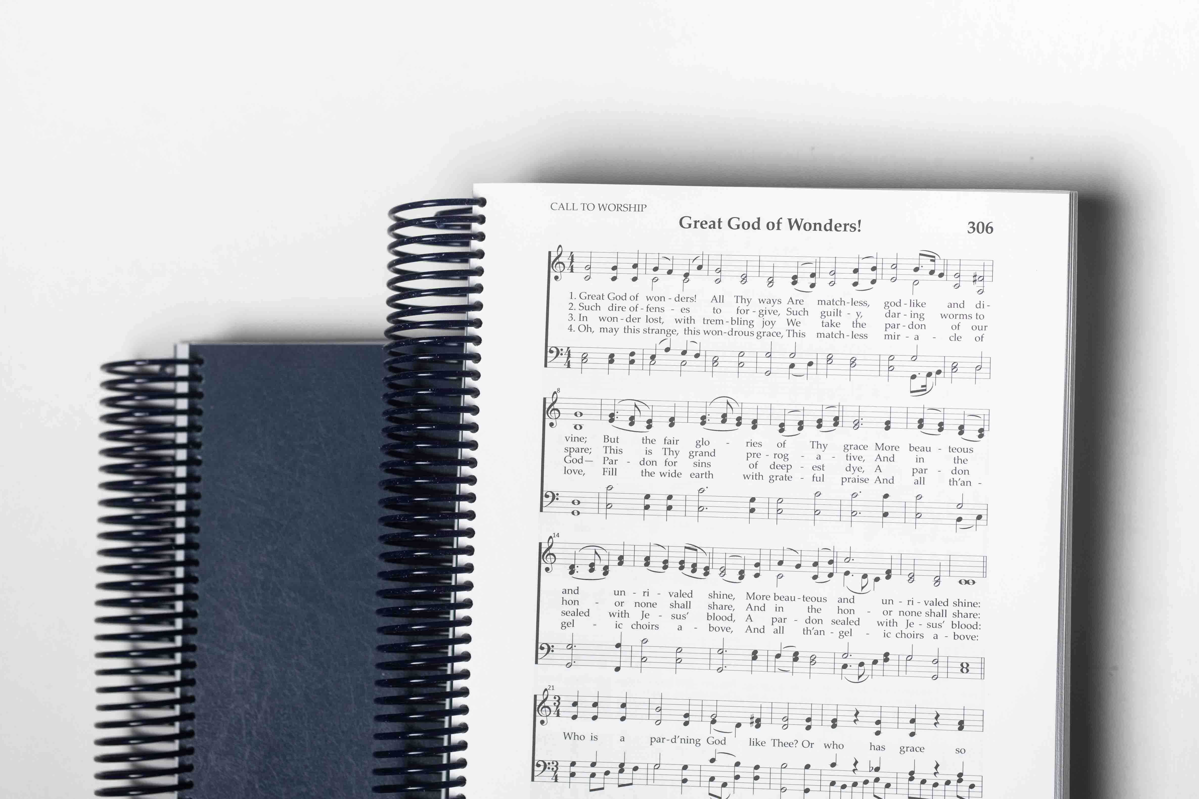 Cantus Christi 2020 Piano Version - 2 Part Spiral Bound Hymnal Book for Church Worship & Christian Piano Performances