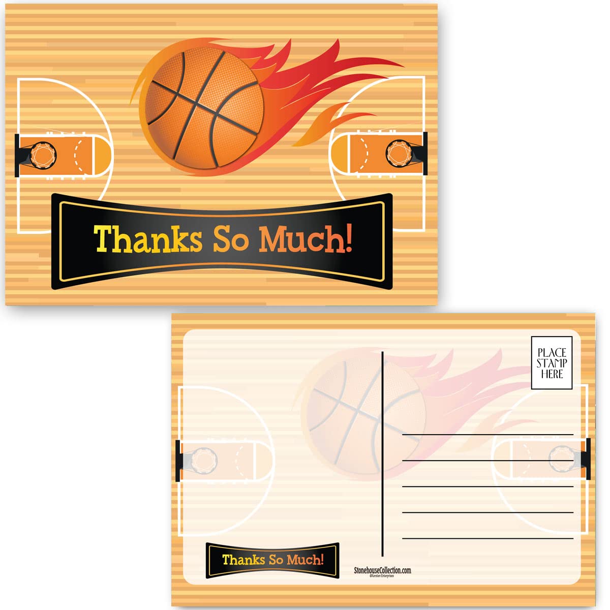 Stonehouse Collection Basketball Postcards - 4