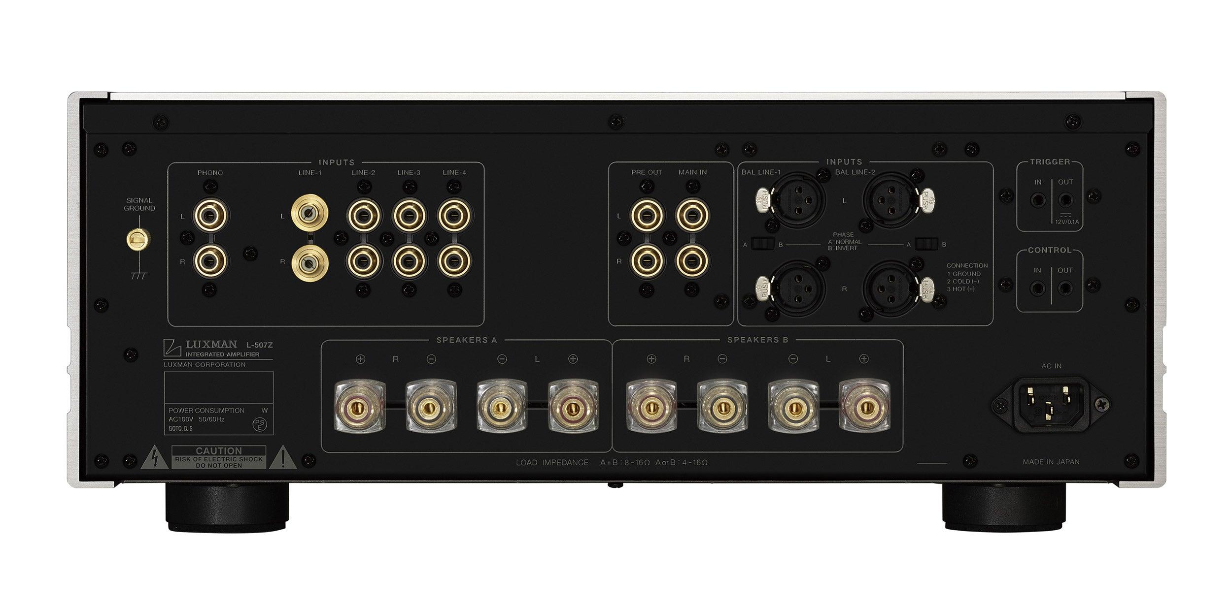Luxman L 507Z High-End Integrated Stereo Amplifier - Premium Audio for Home Theater & Hi-Fi Music Listening