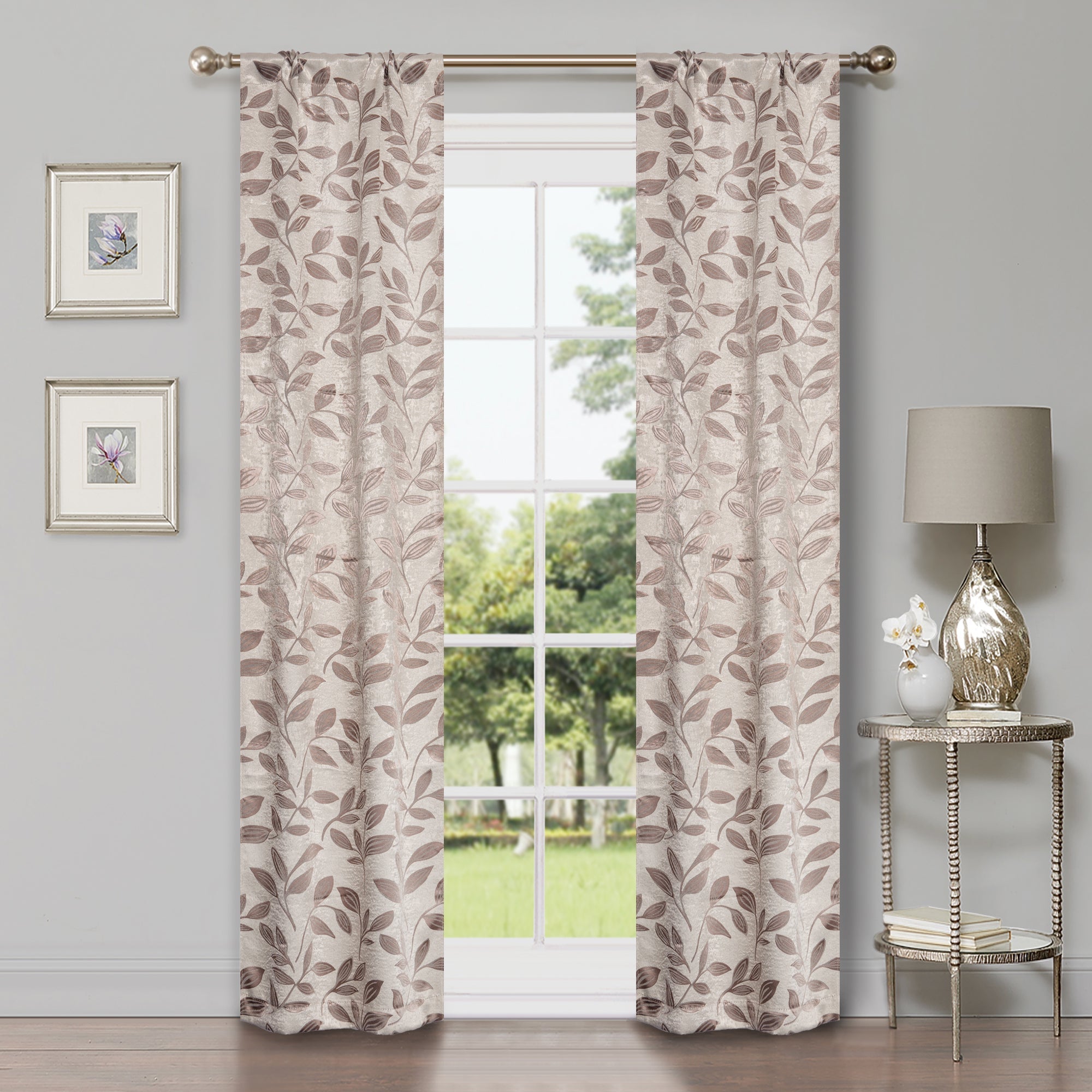 Blackout Curtains with Rod Pocket - Set of 2 Panels for Complete Room Darkening | Perfect for Bedrooms, Nurseries & Home Theater Light Blocking
