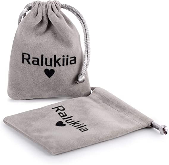 Ralukiia Matching Heart Necklace Set for Sisters - Best Sister Gift for Birthday, Christmas & Anniversaries | Big Sis & Lil Sis Jewelry for Special Bonding Moments