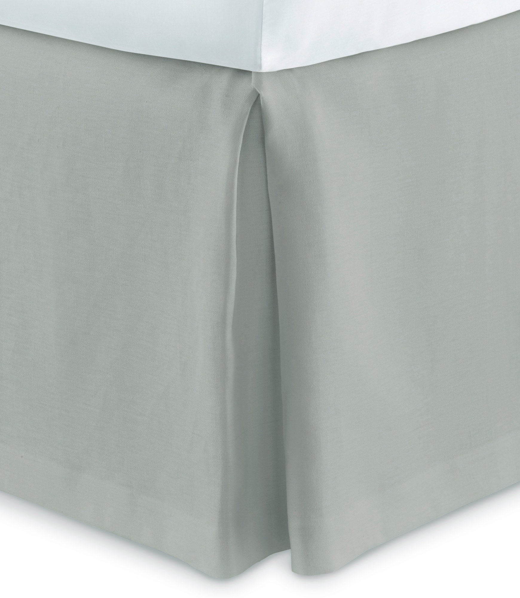 Premium Mandalay Tailored Linen Bed Skirt - Fitted Dust Ruffle for King, Queen & Full Size Beds - Elegant Home Decor for Master Bedroom & Guest Room