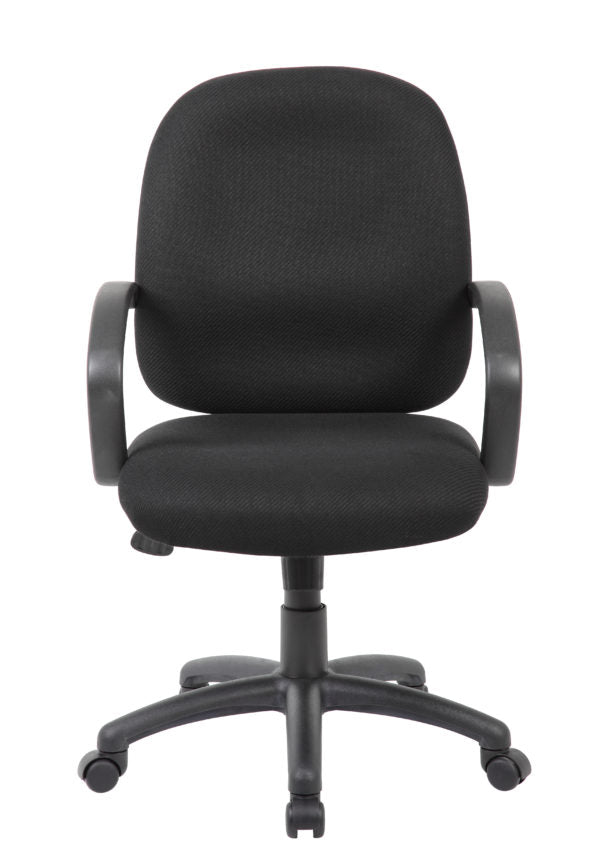 Boss B500 Ergonomic Budget Task Chair - Comfortable Office Chair for Home & Work - Ideal for Long Hours Sitting & Productivity