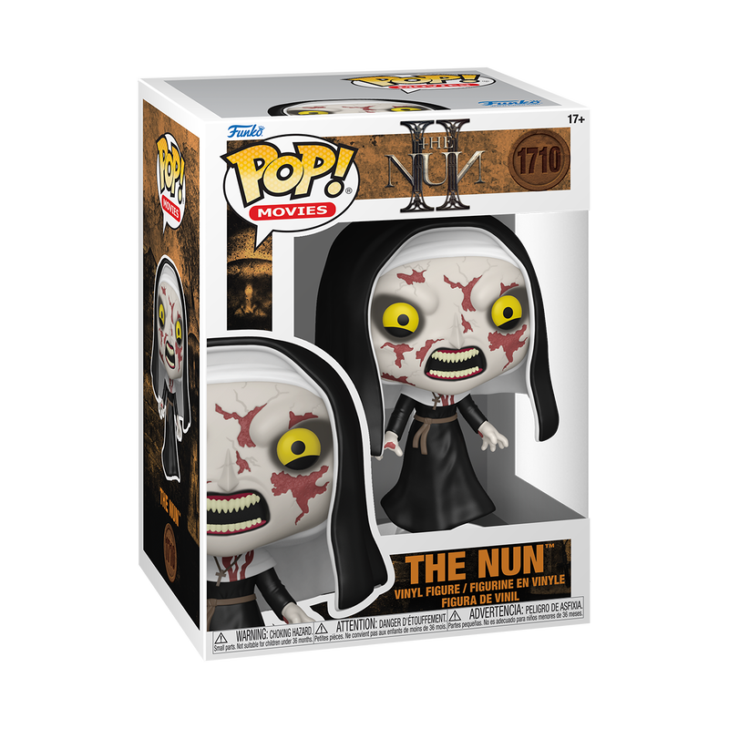 The Nun (Levitating) Funko Pop 1710 Collectible Figure with Protector Case - Perfect for Horror Fans & Pop Vinyl Collectors