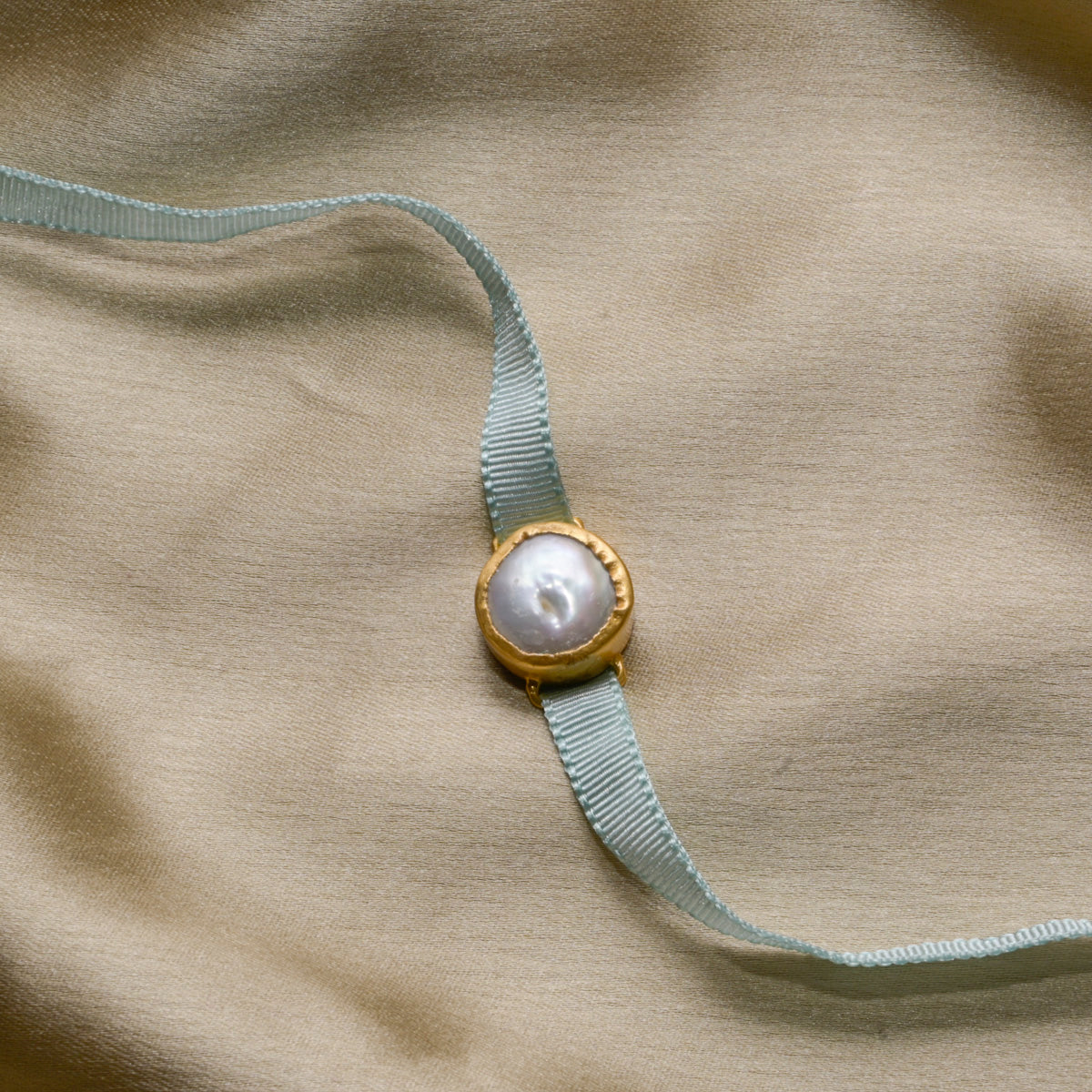 Forever Bond Baroque Pearl Rakhi - Elegant Handmade Bracelet for Raksha Bandhan, Sibling Love & Indian Festivals | Perfect Gift for Brothers & Sisters