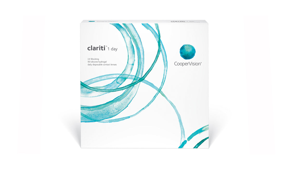 Clariti 1-Day Contact Lenses (90 Pack) - Daily Disposable Soft Contacts for Clear Vision All Day | Perfect for Work, Sports & Travel