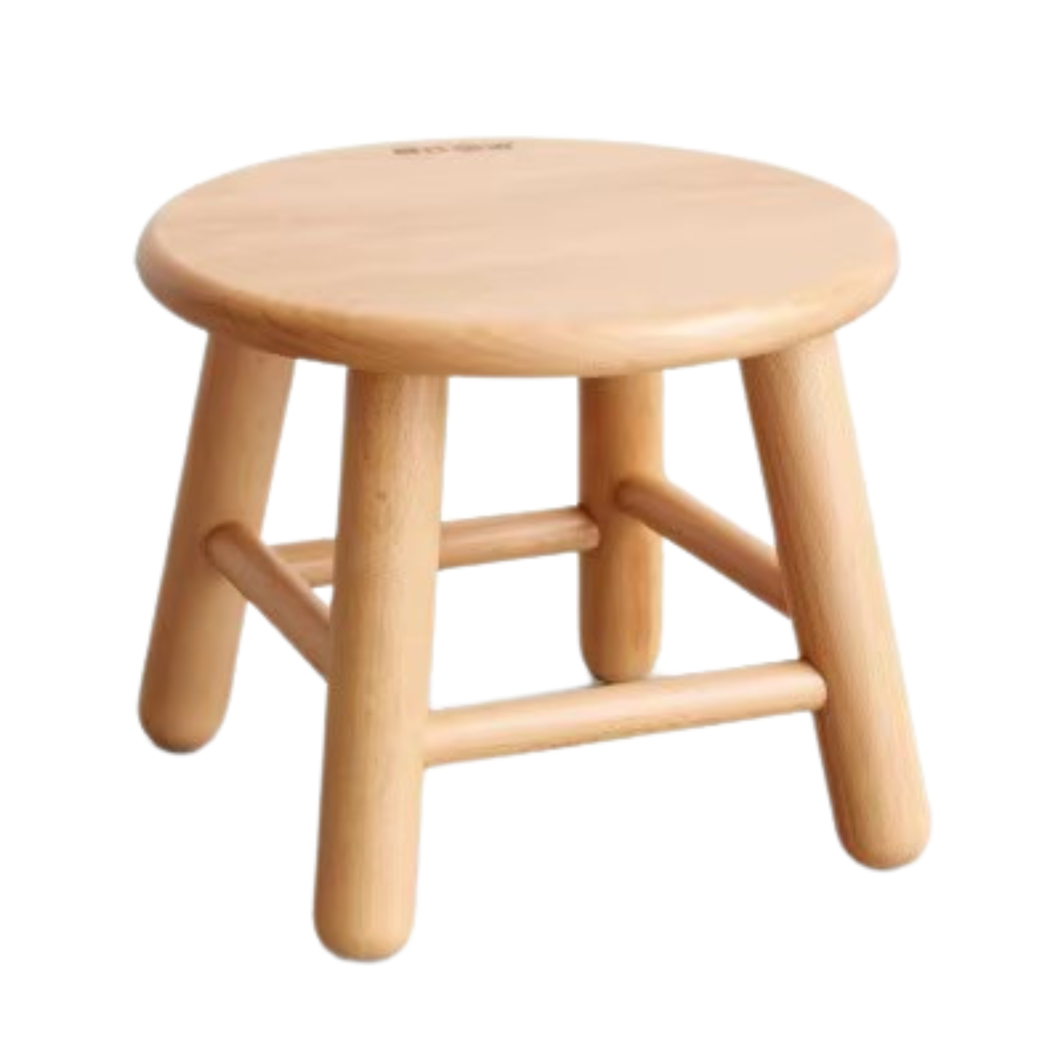 11x11x9.1 inch / 28x28x23сm / Natural wood color / beech small stool