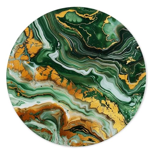 Jade Green Golden Marble