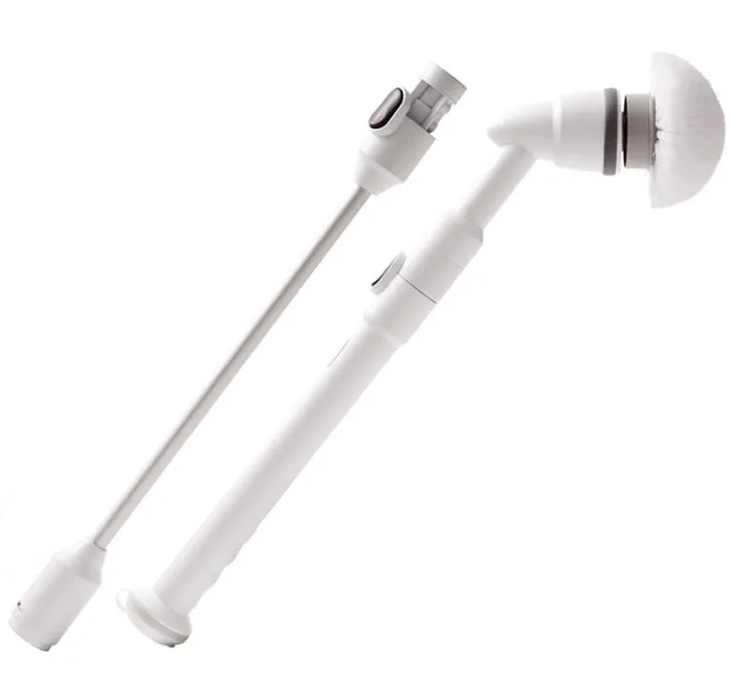 Turbo Scrub 360 - Electric Spin Scrubber with 5 Replaceable Brush Heads for Deep Cleaning Bathroom, Kitchen, Tile & Grout - Perfect for Shower, Sink, Bathtub & Hard-to-Reach Areas