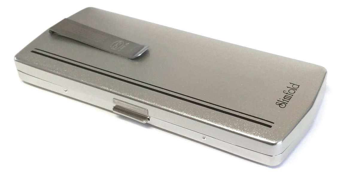 SlimFold Kanda (005) Japanese Folding Reading Glasses with Case - Gun Metal +2.0 Strength | Compact & Portable for Travel, Reading, and Everyday Use