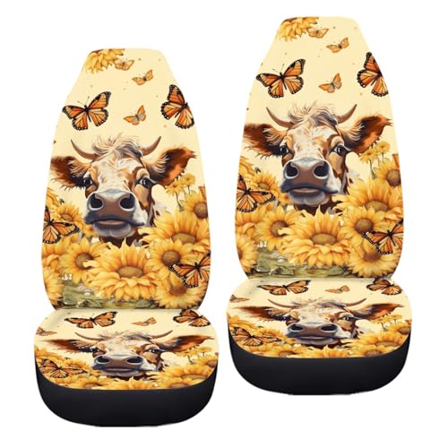 Sunflower Butterfly Cow