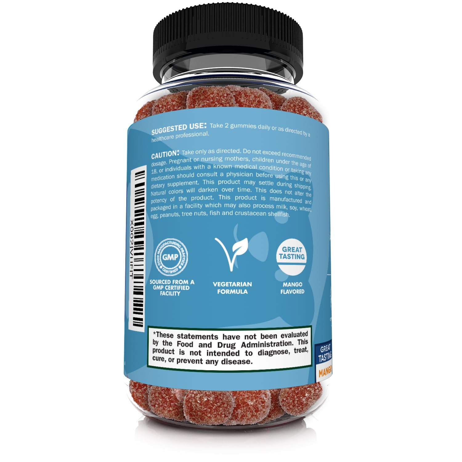 Premium Eye Support Gummies with Lutein & Zeaxanthin - Clinically Studied Vision Supplement for Eye Health, Macular Support & Clear Vision - Lutemax 2020-60 Formula (60 Gummies) - Perfect for Digital Screen Users & Aging Eye Care