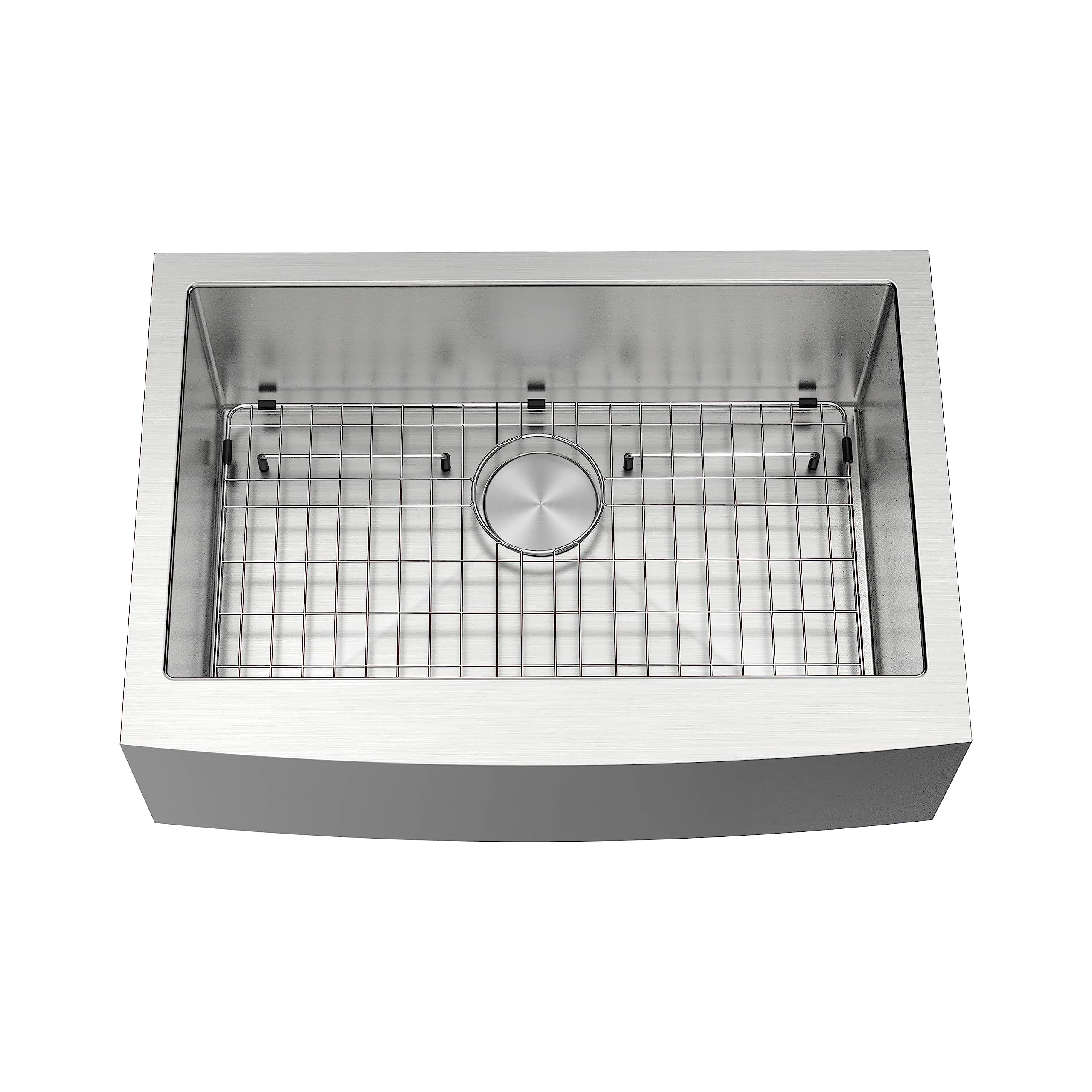 Premium 30-Inch Stainless Steel Farmhouse Kitchen Sink - 16-Gauge Single Bowl Apron Front Design for Modern & Rustic Kitchens | Perfect for Cooking, Washing Dishes & Food Prep