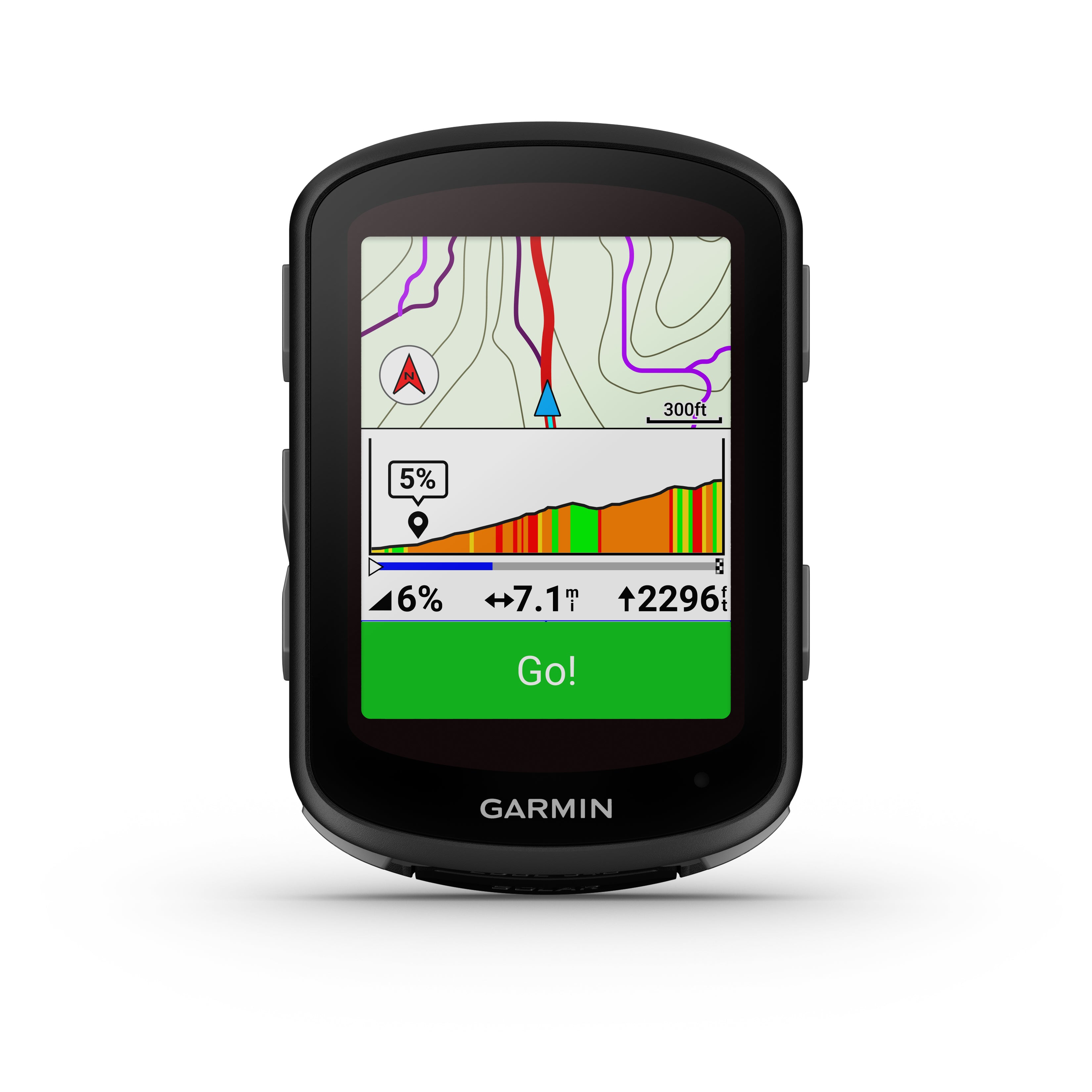 Garmin Edge 540 Solar GPS Bike Computer with Solar Charging - Advanced Cycling Performance Tracker for Road & Mountain Biking - Perfect for Training, Racing & Outdoor Adventures
