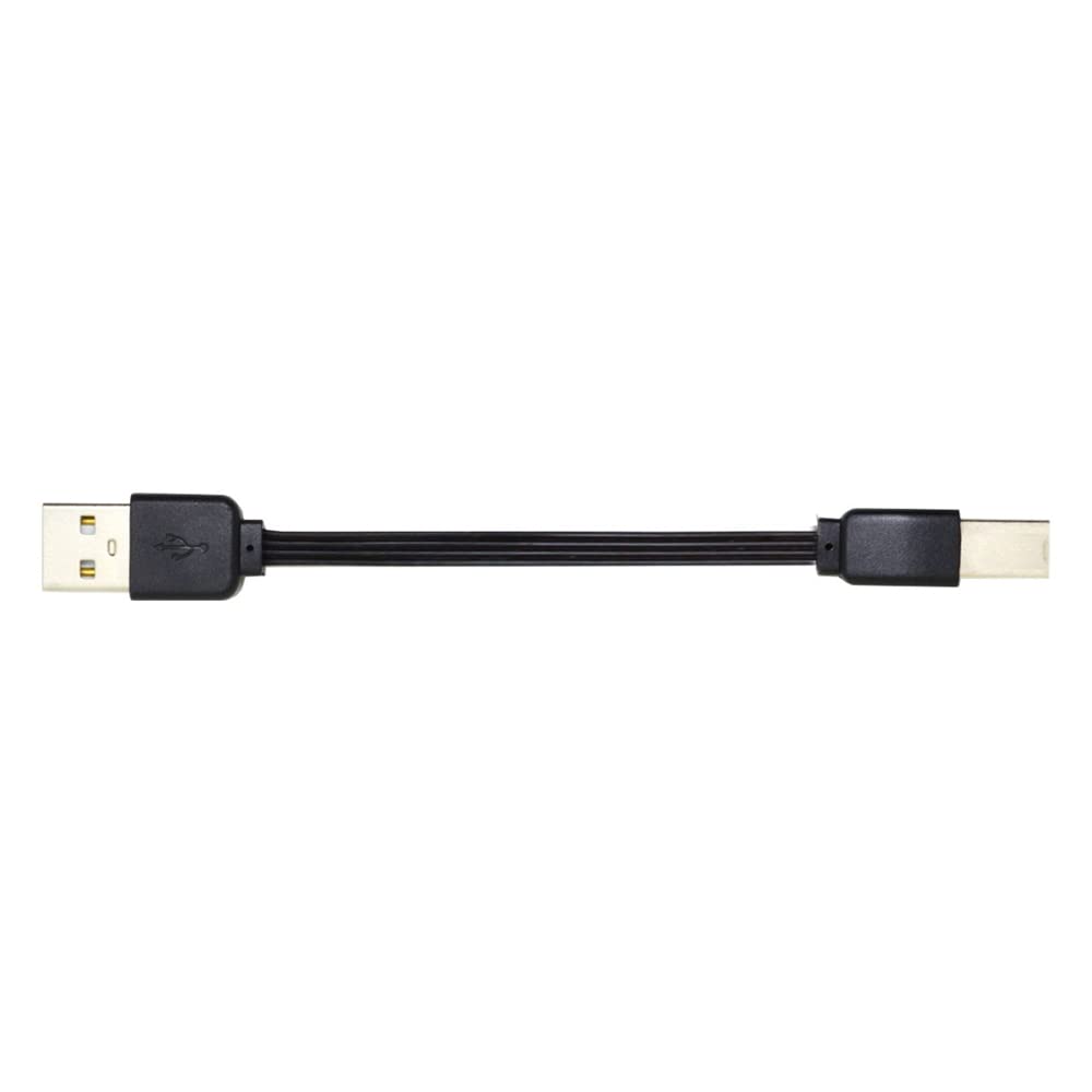 NFHK 13cm USB 2.0 Type-A to Type-B Flat FPC Data Cable - High-Speed Transfer for Scanners, Hard Drives & Printers - Perfect for Office, Home & Industrial Use