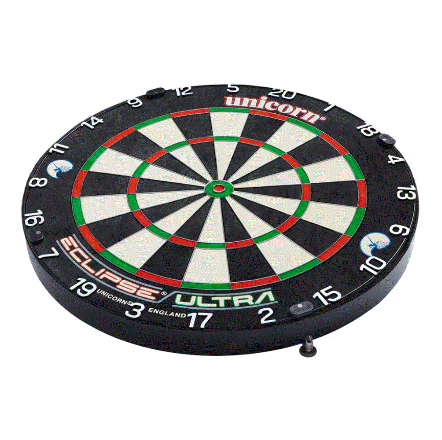 Premium Unicorn Eclipse Ultra Steel Tip Dartboard - Professional Bristle Dart Board for Home, Bar & Game Room - Perfect for Tournaments & Casual Play