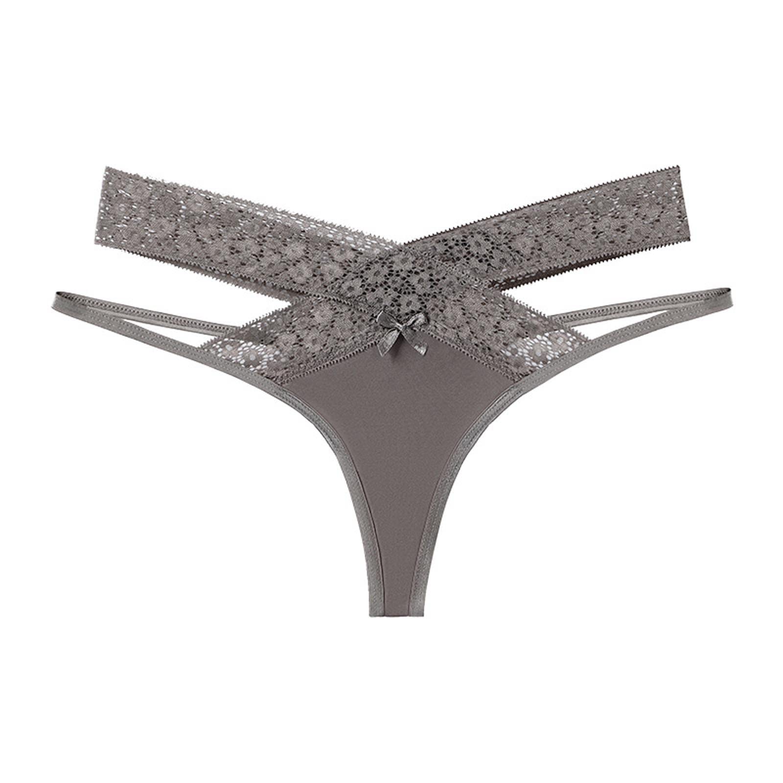 Sexy Floral Lace Mesh Panties for Women - Low Rise Hollow Out Transparent Plus Size Underwear Briefs - Perfect for Date Night, Lingerie Gift & Everyday Comfort Wear