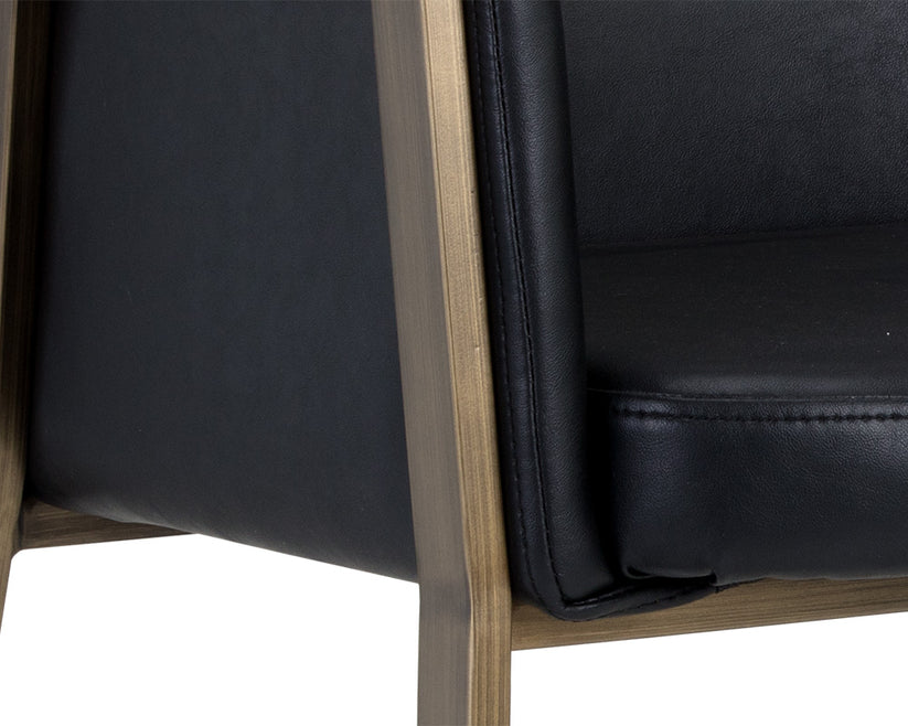 Bernadette Dining Armchair - Modern Upholstered Dining Chair with Wooden Legs for Kitchen, Dining Room & Home Decor | Comfortable & Stylish Seating Solution