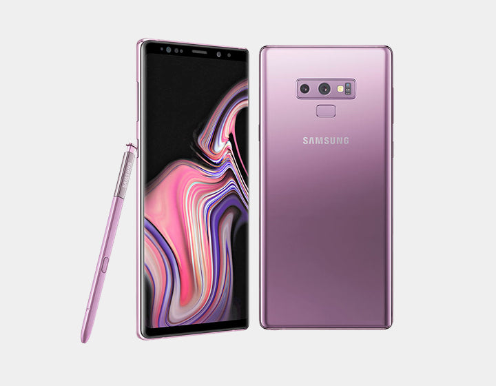 Samsung Galaxy Note 9 N960F 512GB 8GB RAM Dual SIM GSM Unlocked Smartphone - Lavender Purple | Premium Android Phone for Business & Entertainment