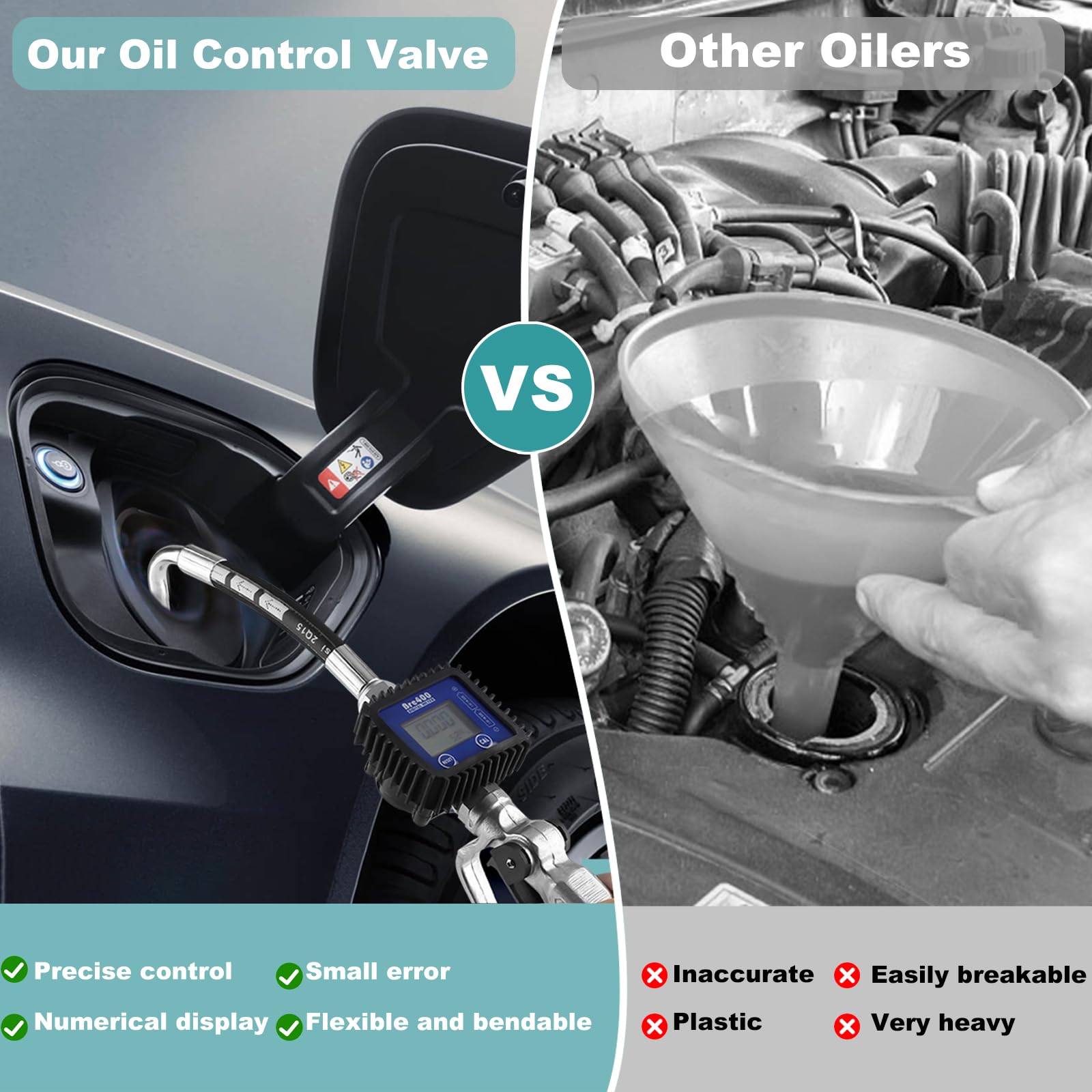Digital Oil Transfer Pump with Meter - 1/2