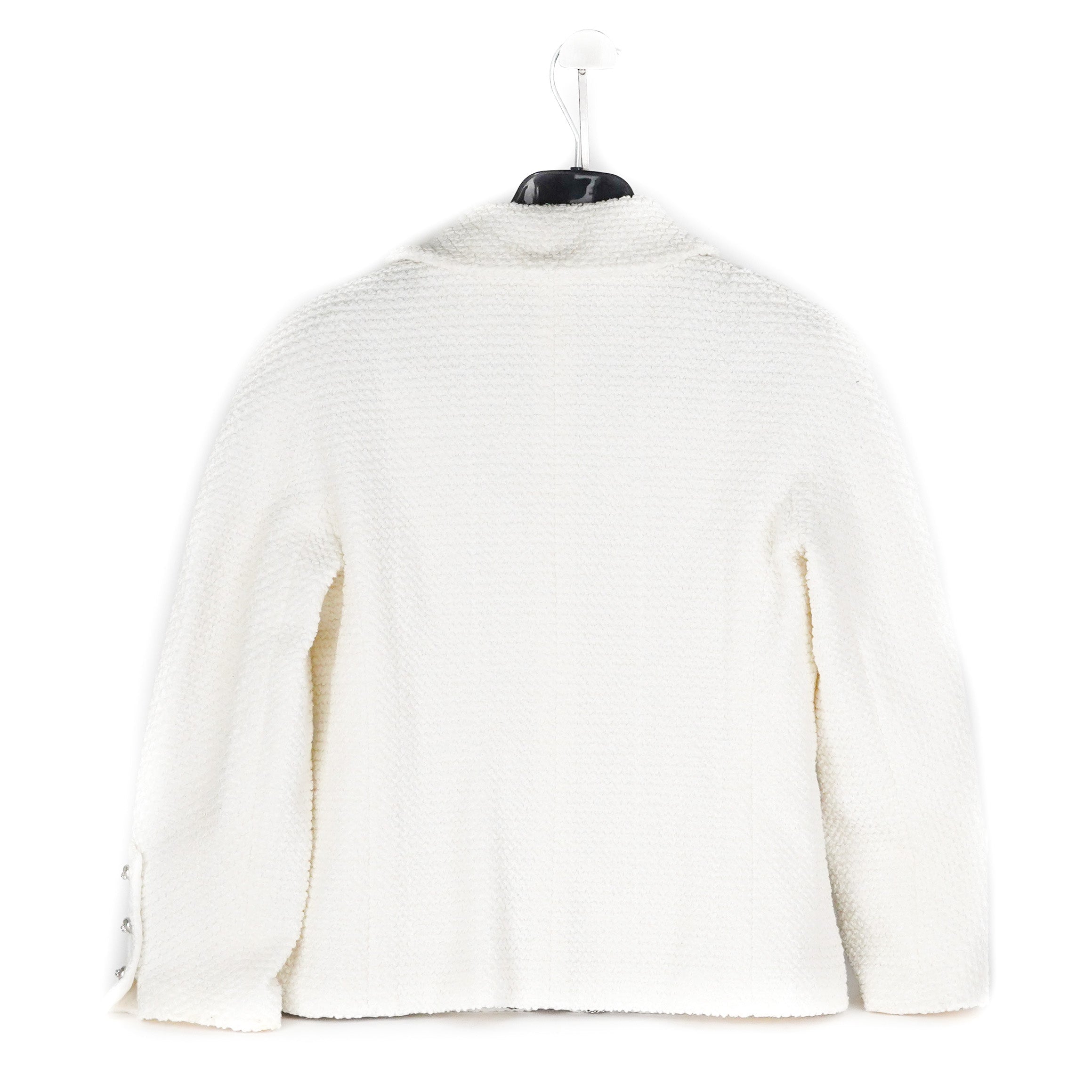 Chanel White Short Jacket Size 38 - Classic Women's Fashion for Casual & Evening Wear