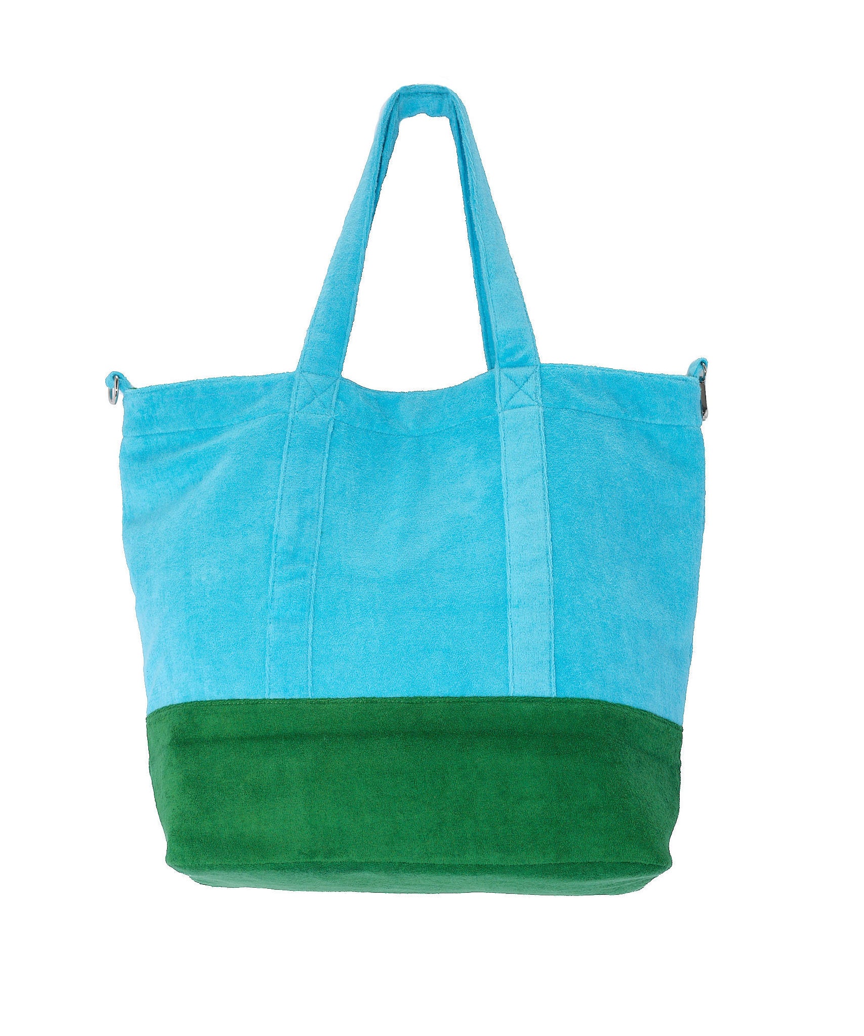 Terry Block Rocker Tote Bag - Stylish & Durable Beach Tote for Women - Perfect for Pool, Beach, Gym & Travel Accessories