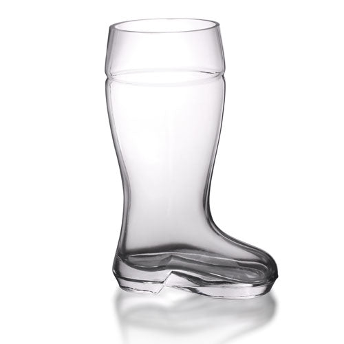 BarConic® 45 oz Glass Beer Boot - German Style Beer Mug with Handle - Perfect for Oktoberfest, Parties & Gifts - Das Boot Drinking Vessel for Beer Lovers