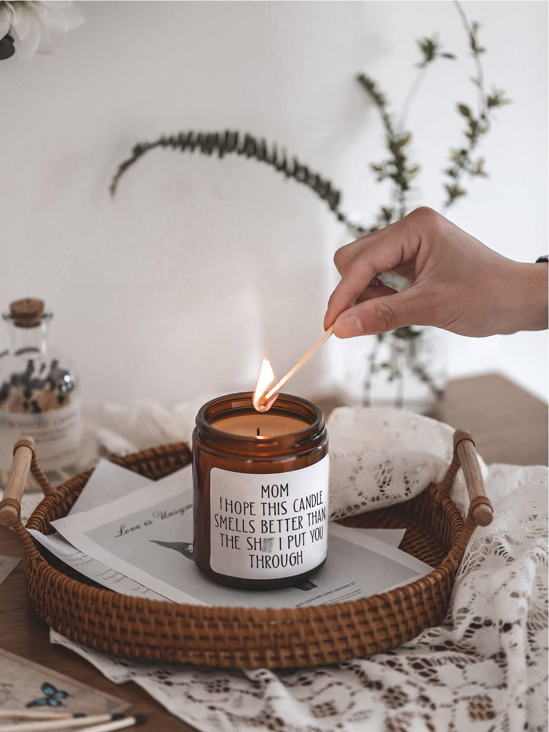 Best Mother's Day Gifts for Mom - Scented Candles for Women | Thoughtful Birthday & Christmas Presents from Daughter or Son | Perfect for Relaxation, Spa Nights & Home Decor