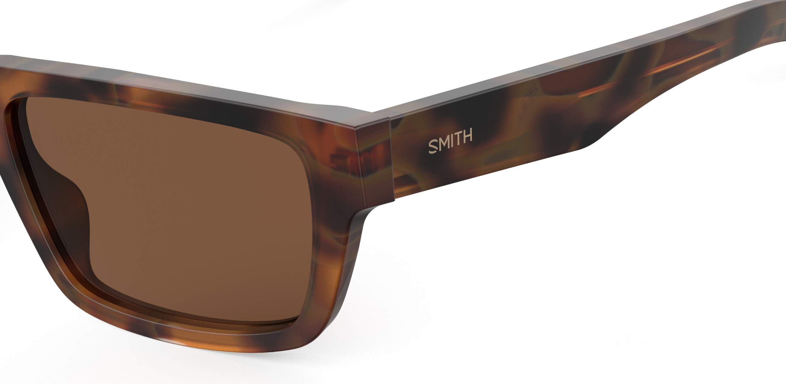 Smith Optics Men's Crossfade Polarized Sunglasses - Tortoise Frame with Brown Lenses for Outdoor Sports & Driving | UV Protection & Anti-Glare