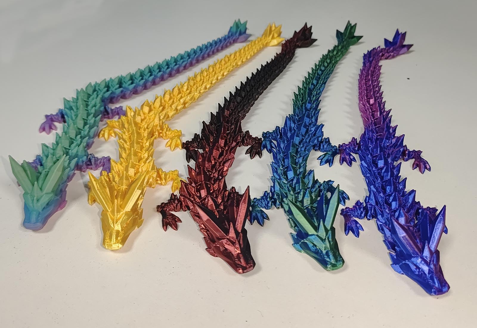 3D Printed Dragon Egg Fidget Toy - Rainbow Desk Decor for Autism/ADHD Relief