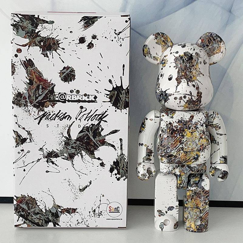 Unique Bearbrick Bear Decor 28cm - Stylish Collectible Figure for Home Display & Gift Giving