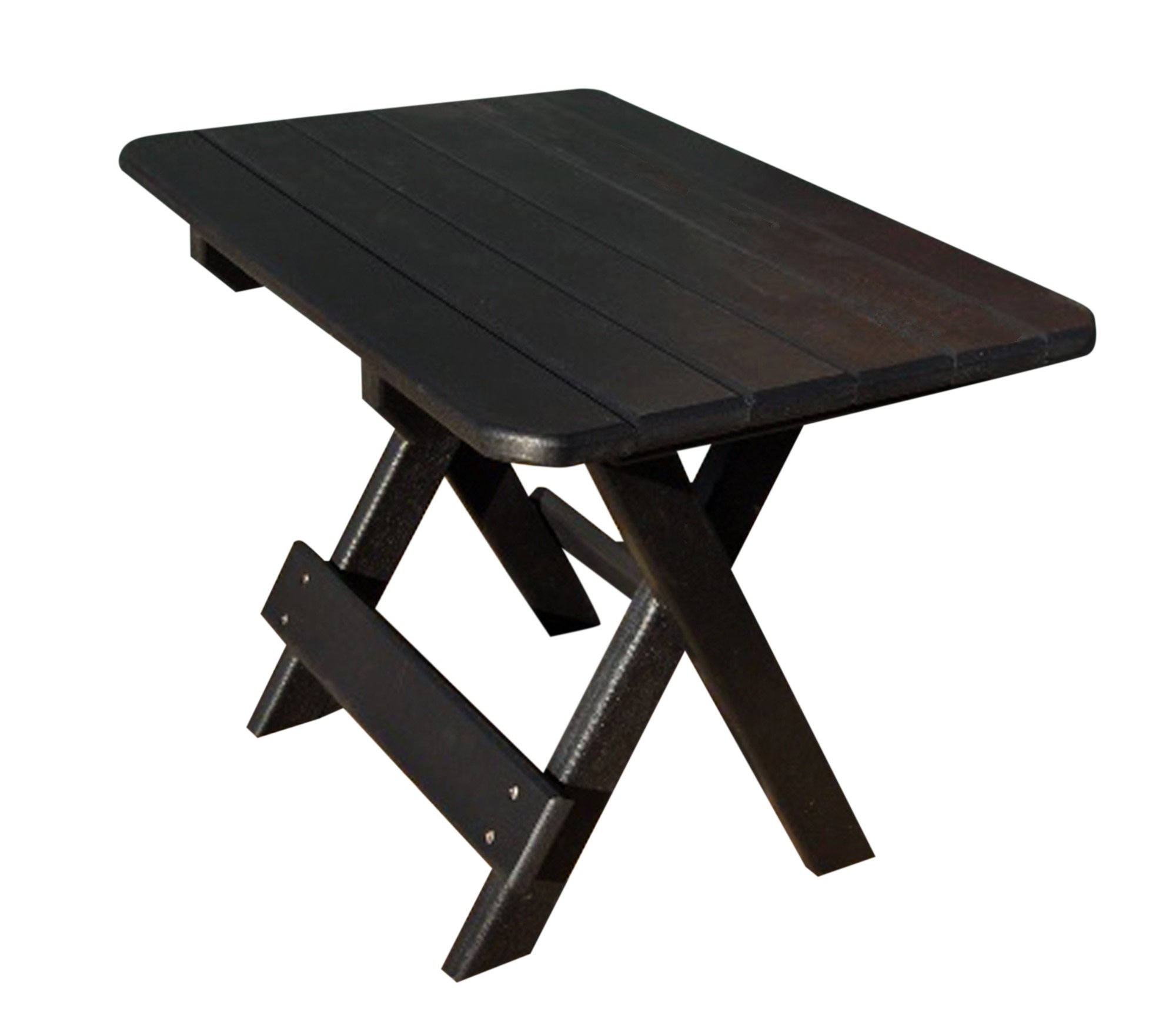Phat Tommy Recycled Poly Resin Folding Side Table - Durable & Eco-Friendly Outdoor Furniture for Patio, Garden, Pool, Deck - Perfect Companion for Adirondack Chairs, Lawn Relaxation, and Poolside Lounging